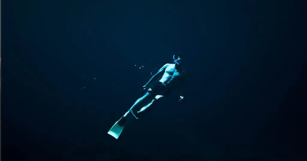 Dert taucher der sich nicht traut